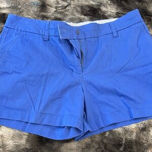 Cambridge Dry Goods Blue Midi Shorts Classic Fit